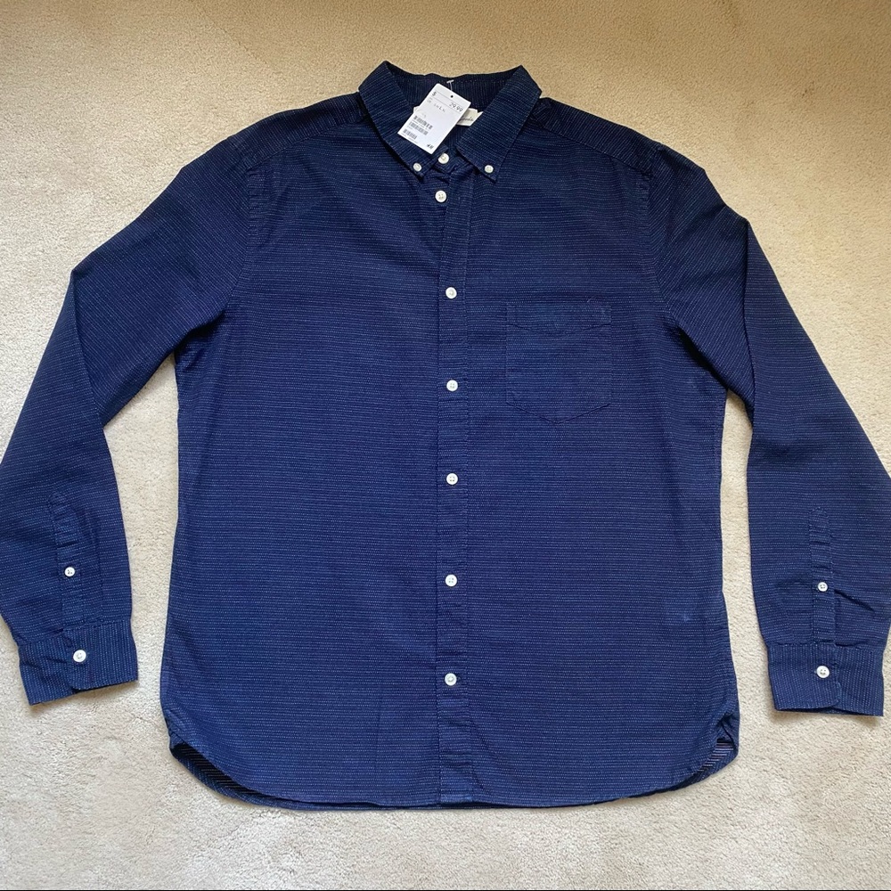 H&M - large - long sleeve- men’s shirt .